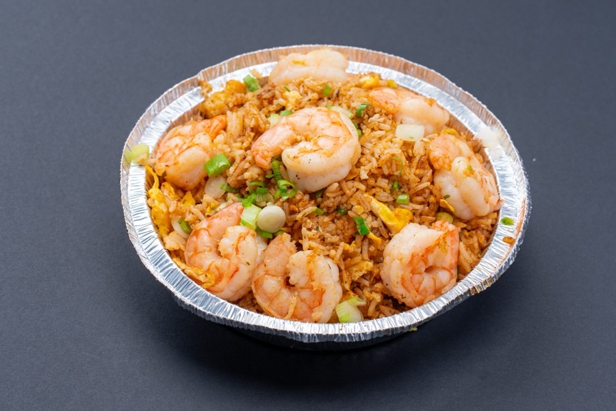 Cajun garlic shrimp fried rice